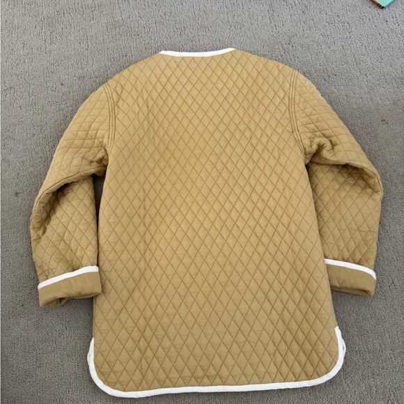 Emerson Fry India Quilted Coat in Camel - Picture 5 of 7